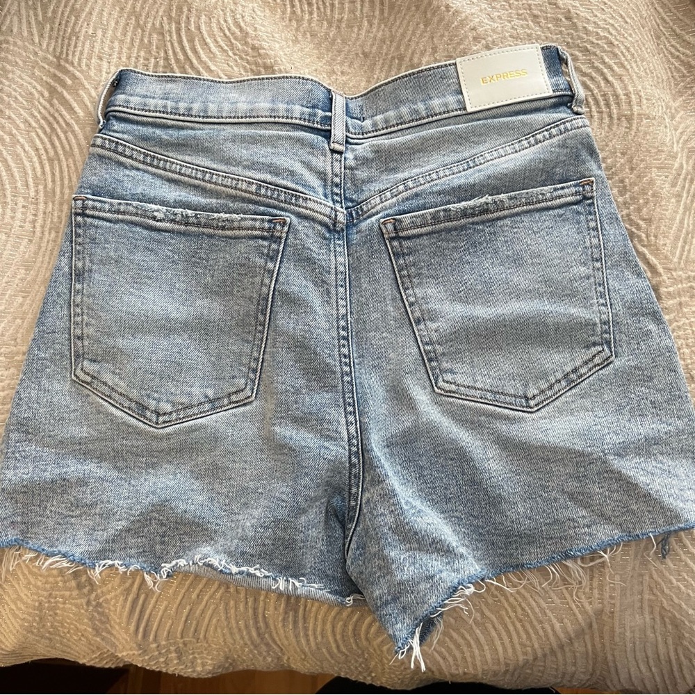Express High Rise Mom Shorts - Picture 9 of 10